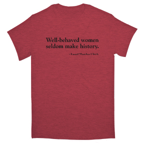 Well-Behaved Women Organic Red T-Shirt